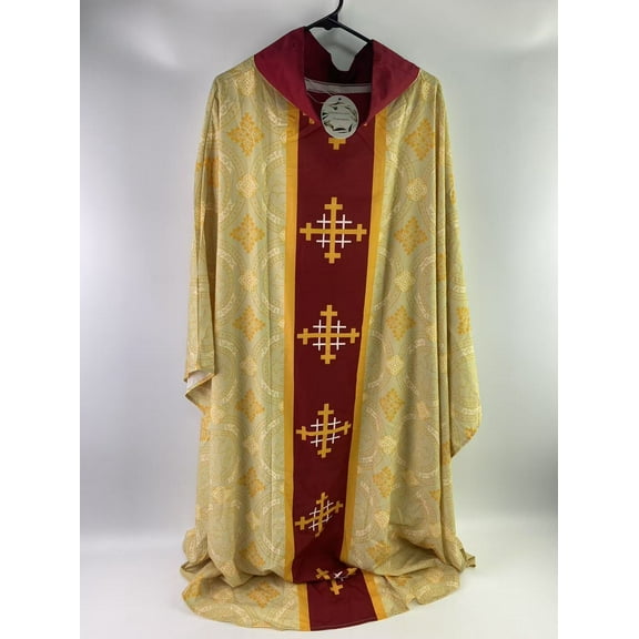 VERTICILLATA Chasubles,Unisex Church Vestments Priest Clergy Catholic Mass Costume Robe