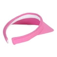 thumbnail image 3 of Top Headwear Mens Womens Sun Protection Sports Cotton Twill Clip On Golf Tennis Visor, Pink, 3 of 4
