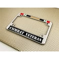 thumbnail image 6 of Motorcycle Metal License Plate Frame with Iraq Combat Veteran Design, 6 of 7
