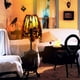 thumbnail image 5 of Decoración de la cubierta de la pantalla de la lámpara de Halloween, pantalla de telaraña de cinta de encaje negro para fiestas festivas, suministros de decoración del hogar, cubierta de pantalla de JAMW Sencillez, 5 of 5