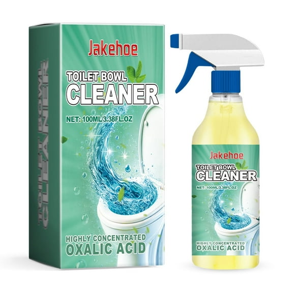 Yooshoverk Oxalic Acid Cleaner 3.4oz High Concentration formula Removes Scale Prevents Staining for Tiles and Toilets
