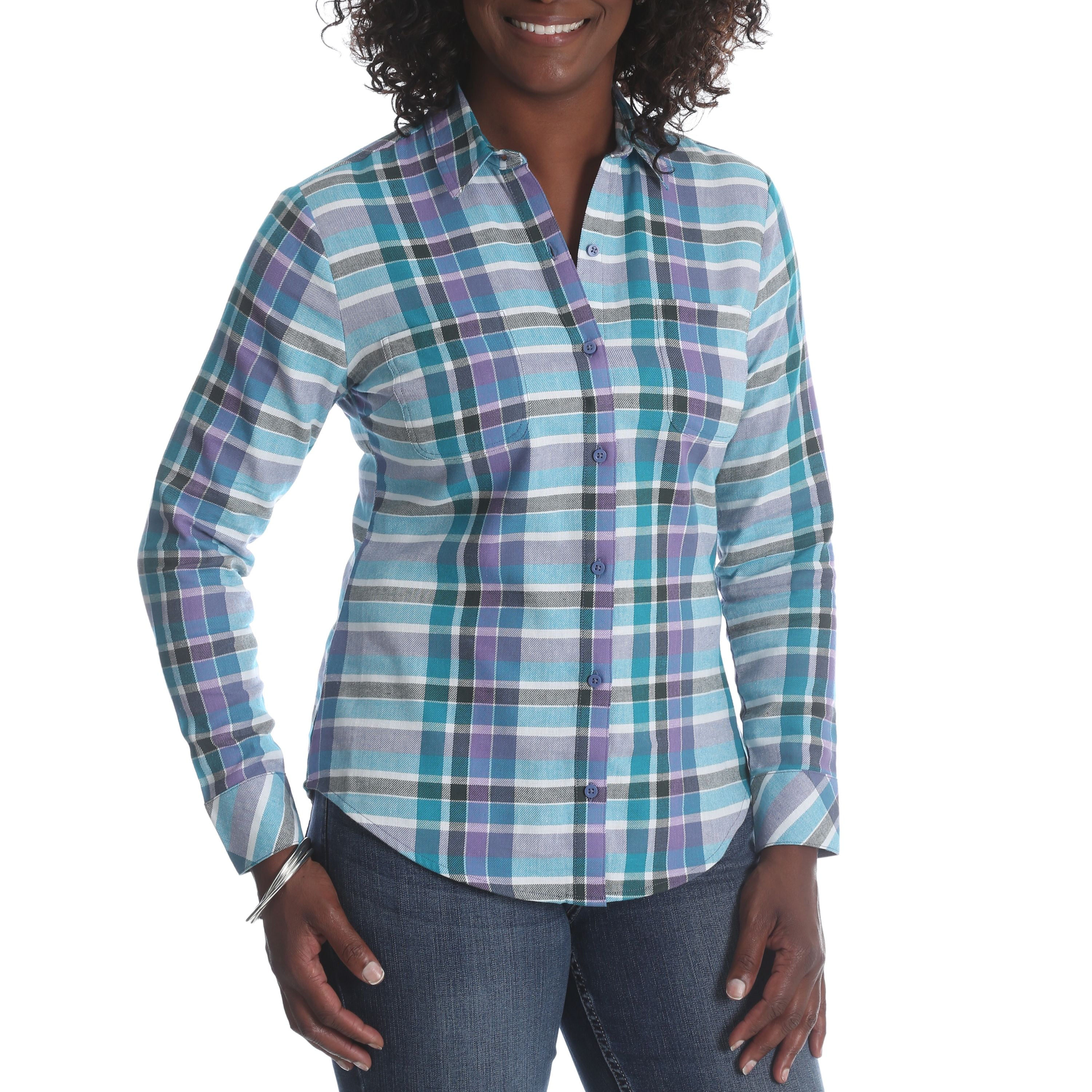big flannel shirts women's
