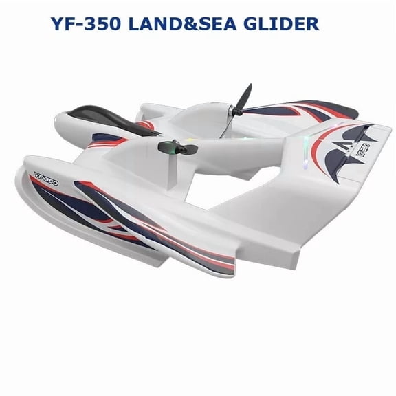 YF-350 Amphibious 2.4G Radio Fixed-Wing Glider Waterproof Aircraft RC Plane Toys