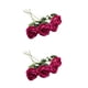 thumbnail image 2 of Flores falsas ecológicas Bearachild 10pcs set Elegantes flores rosas de seda color rojo, 2 of 6