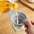 thumbnail image 6 of 1Pc Clearance Under $3 Silicone Collapsible Funnel Funnel Silica Gel For Kitchen Transfer Liquids Collapsible Blue, 6 of 9
