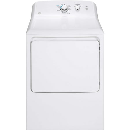 GE Appliances GTX33GASKWW 27 Inch Gas Dryer with 6.2 cu. ft. Capacity White