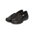 thumbnail image 5 of New Women Leatherette Elastic Round Toe Walking Loafer - 15728, 5 of 5