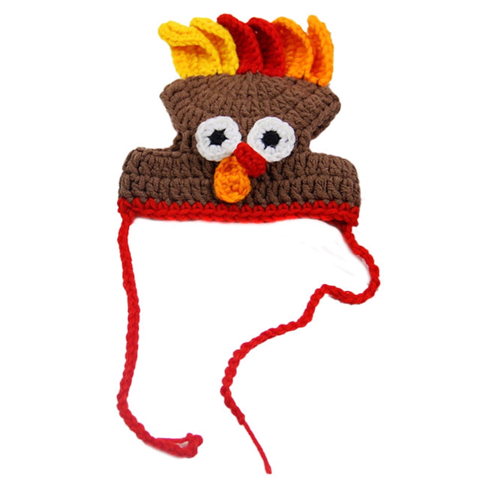 Halloween knitted pet hats for dogs and cats make funny Turkey hats