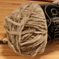 thumbnail image 3 of JubileeYarn Chenille Yarn - Worsted Weight Yarn - 100g/skein - Espresso - 4 Skeins, 3 of 6