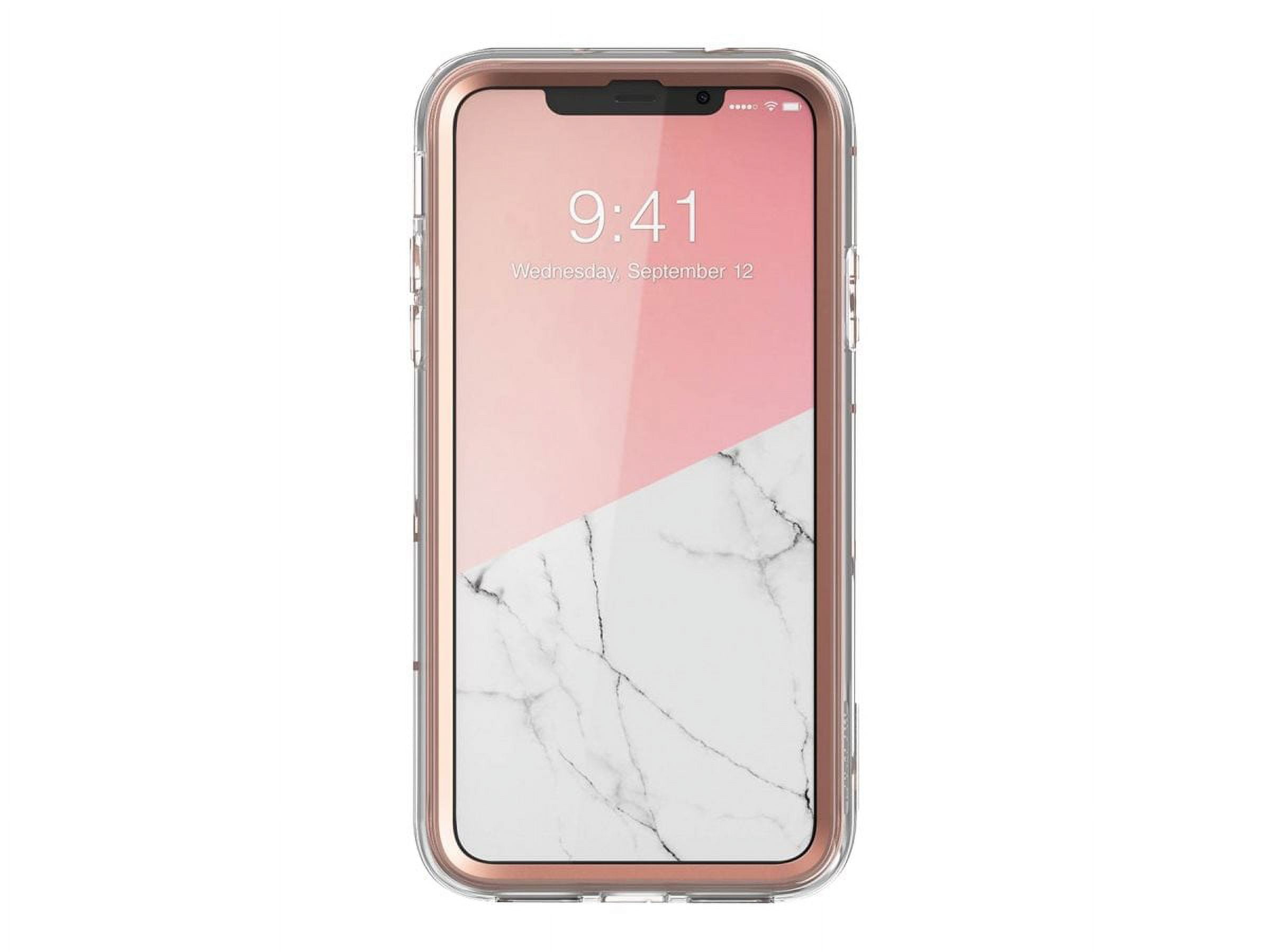 i-Blason Cosmo Designer - Protective case for cell phone - thermoplastic polyurethane (TPU) - pink - 6.1" - for Apple iPhone 11
