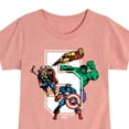 thumbnail image 3 of Marvel The Avengers - Birthday 5 - Toddler And Youth Girls Fitted Short Sleeve Graphic T-Shirt, 3 of 5