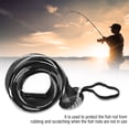 thumbnail image 2 of Braided Sleeve Expandable Casting Fishing Rod Pole Cover Protector (Black and White Cross), 2 of 8