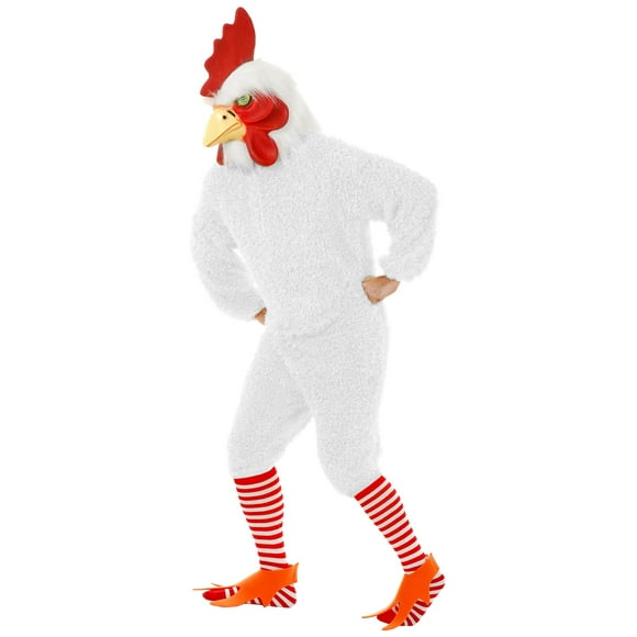 Plus Size White Rooster Costume