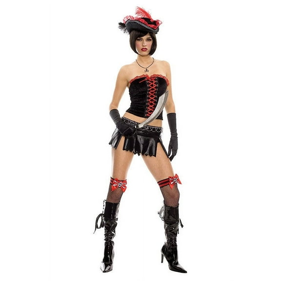 Music Legs Women's Adult Women's Gothic Pirate Costume