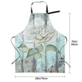 thumbnail image 5 of Uemuo Vintage Rose1 Pattern Waterproof Apron Adjustable Dishwasher Apron- Apron for Women Men Heavy Duty Work Apron for Dishwashing Chemical Lab, 5 of 9