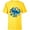 Yellow, variant on Disney Stitch in Sunglasses Cool Weird and Cosmic Freestyle- Short Sleeve T-Shirt for Kids - Customized-Athletic Heather