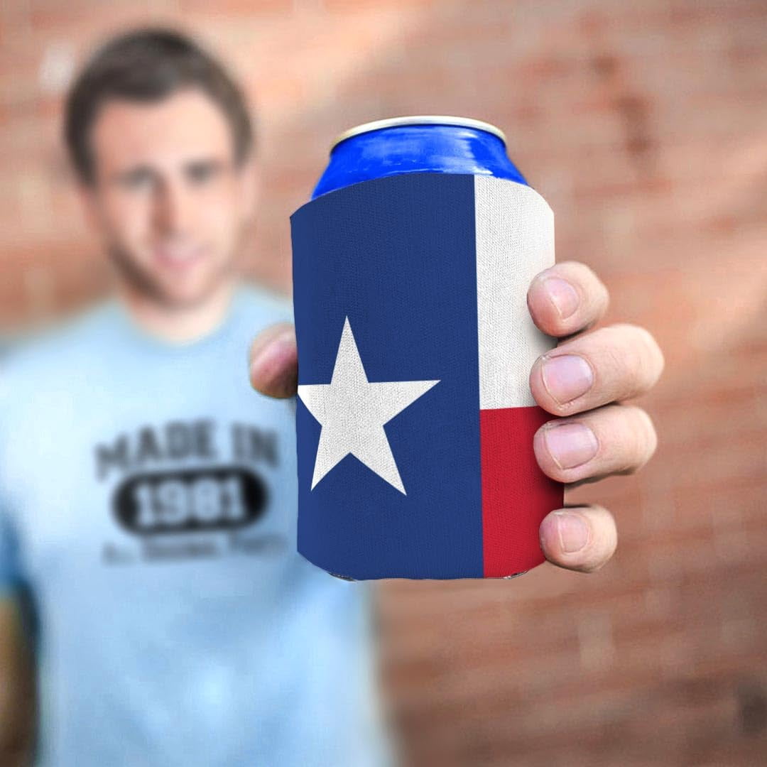 Texas Can Drink Cooler Texas Flag Lone Star State 12-Pack Can Drink Thermocoolers Party Pack