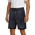 thumbnail image 4 of Ice Silk Shorts for Men Quick-Dry Summer Shorts for Men Stretch Breathable Athletic Shorts with Pockets Camo Print Black S, 4 of 4