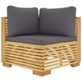 thumbnail image 3 of vidaXL 6 Piece Garden Lounge Set with Cushions Solid Teak Wood, 3 of 5