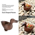 thumbnail image 5 of Duck Shaped Planter Resin Waterproof Decorative Animal Flower Pot For Yard Garden Terrace Balcony, 5 of 20