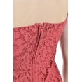 thumbnail image 4 of Vestido corto de encaje Roman Fashion /Juvenil, 5163 (Rojo) rojo G, 4 of 5