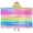 Colorful Tie Dye Pattern-3, variant on Tie Dye Pattern Kids Hooded Bath Towel, Beach Towel Poncho with Hood & Snap Buttons, Highly Absorbent Gifts for Kids Toddlers Teens,60"x35"