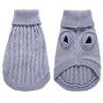 thumbnail image 3 of Coloody Pet Dog Solid color Sweater Autumn and Winter Dog Clothes, 3 of 6