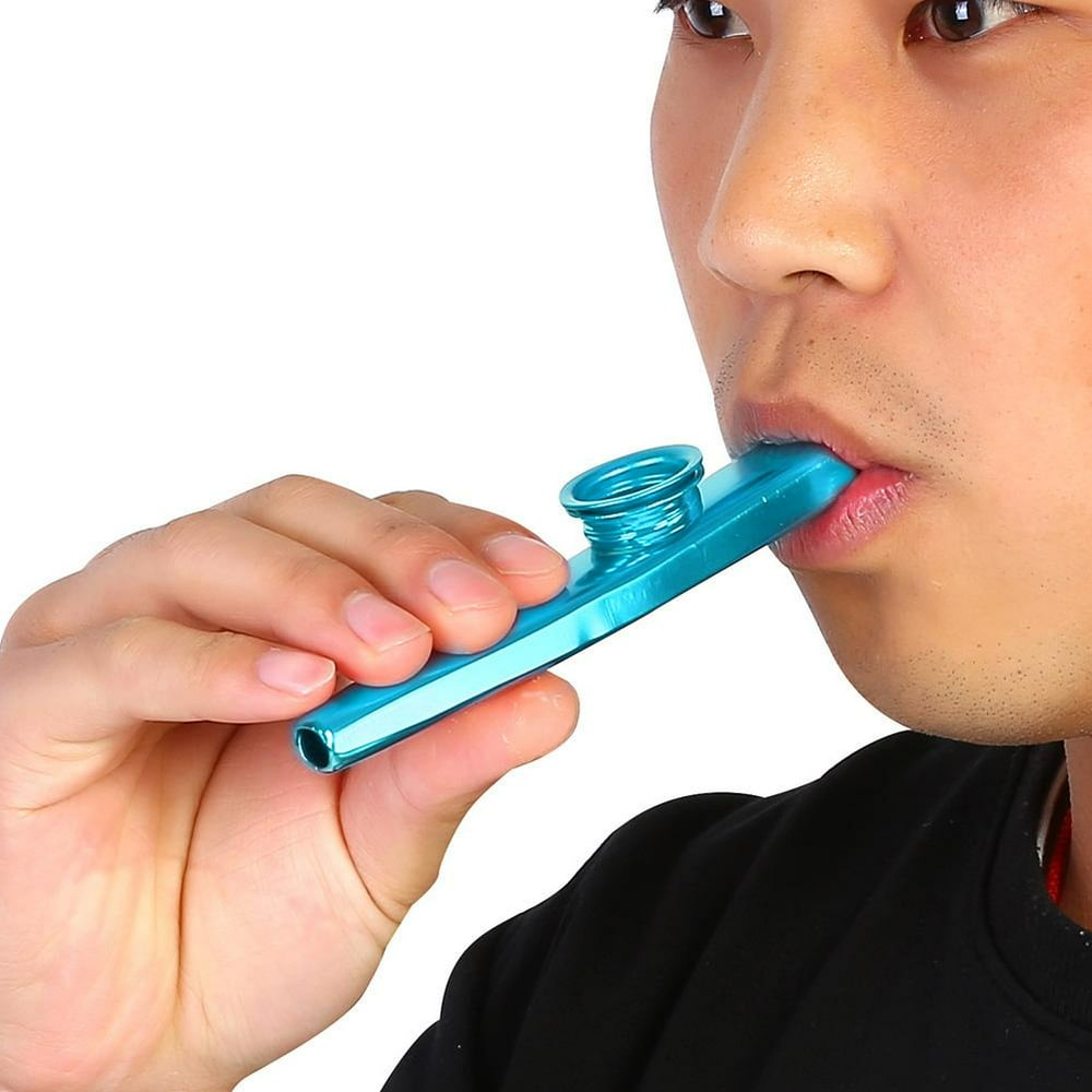 OTVIAP Durable Metal Kazoo Flute Mouth Music Instrument Accessory
