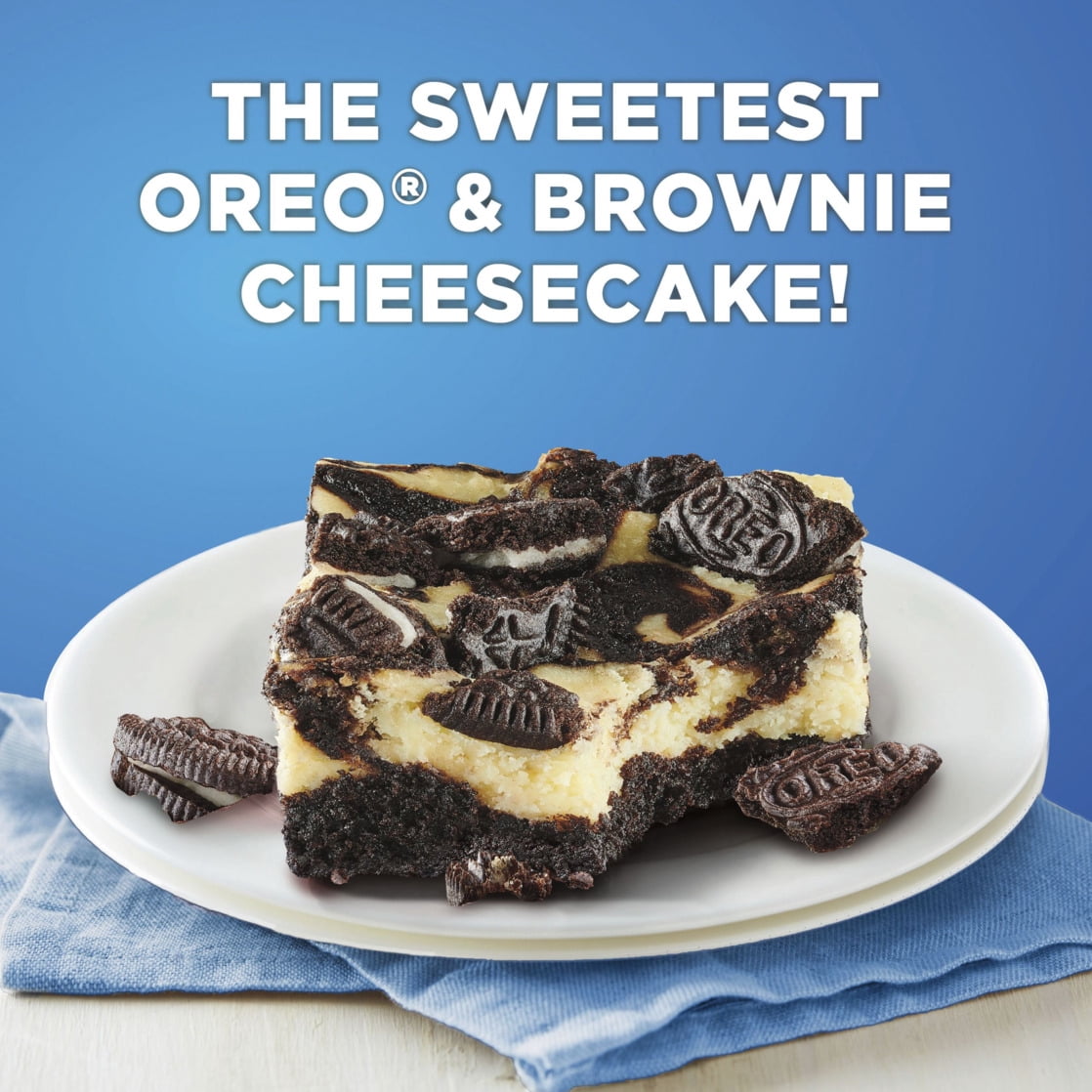 (5 pack) Betty Exclusives OREO Baked Cheesecake Mix, Includes Real OREO Cookie Pieces, 8.9 oz