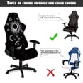 thumbnail image 6 of HUIACONG Gothic Sun Moon Gaming Chair Covers with 2 Pieces Armrest Covers Comfortable Desk Chairs Covers Slipcover Protectors for Home, Office Decorations, 6 of 8