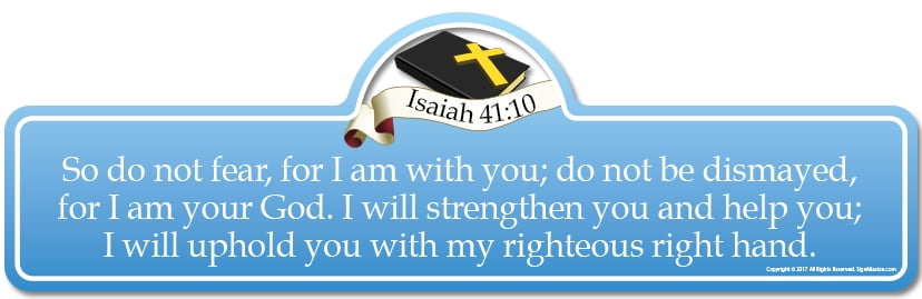 do not be dismayed verse