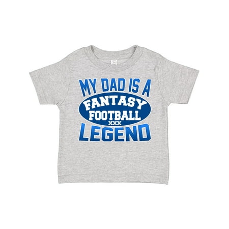 

Inktastic My Dad is a Fantasy Football Legend Gift Toddler Boy or Toddler Girl T-Shirt