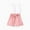 Zesty Pink, variant on PatPat Kid Girl Button Design Sleeveless Belted Splice Romper Jumpsuit Shorts,Sizes 4Y-12Y,One Piece