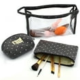 thumbnail image 7 of Waterproof Cosmetic Makeup Bag Set, Holiday Special -Black 3-Piece, 7 of 7