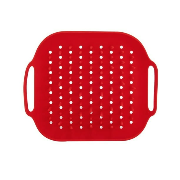 1 2 3pcs silicone air fryer tray