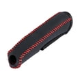 thumbnail image 1 of Zorion Housse de Pommeau de Levier de Vitesse Auto Confortable Douce Protectrice Professionnelle Lignes Noires et Rouges, 1 of 9
