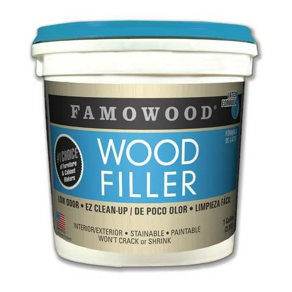 Famowood Wood Filler, 1 gal, Pail, Fir-Maple 40002118