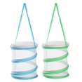 thumbnail image 1 of 2pcs Zippered Butterfly Habitat Cage Foldable Insect Butterfly Cylinder Mesh Cages, 1 of 5