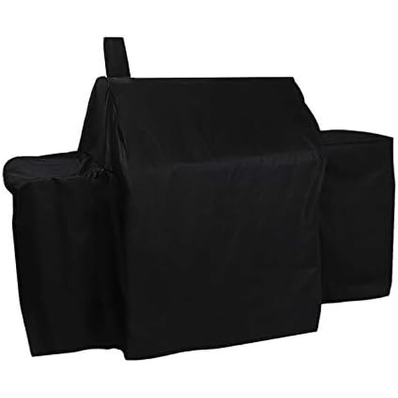 Heavy Duty Waterproof Grill Cover for Char-Griller 2121,2123 Grills and Char-Griller Smokers with Side Fire Box,Black$$Garden & Patio