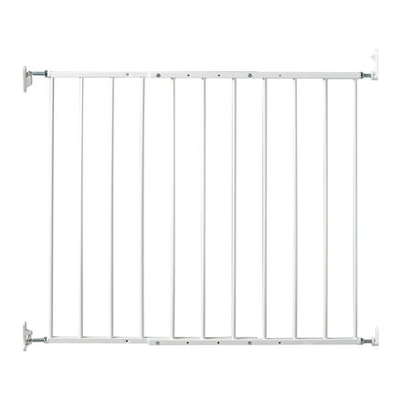 KidCo G2000 Safeway Stair Top Quick Release Baby Gate, 42.5x30.5 In, White