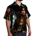 thumbnail image 2 of Saint Patrick's Day Men's Printed Casual Button Down Short Sleeve Beach Shirts, 2 of 6