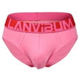 thumbnail image 3 of Sngxgn Boxer Briefs for Men, Stretch Breathable Men's Underwear(Pink,L), 3 of 4