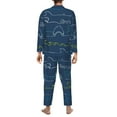 thumbnail image 5 of Kll Shark (2) Sleepwear Mens Flannel Pajamas,Long Cotton Pj Set, 5 of 9