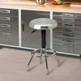 thumbnail image 4 of Seville Classics Stainless Steel Pneumatic Work Stool for Garage, 4 of 8