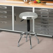Seville Classics Stainless Steel Pneumatic Work Stool for Garage