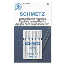 Schmetz Jean & Denim Sewing Machine Needles - Size 16/100, 5 Count