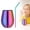 J, variant on Clearance Under $5 Stainless Steel Stemless Wine Glass with Straw and Tumbler Gold