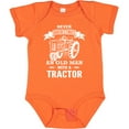 thumbnail image 3 of Inktastic Old Man Tractor Boys Baby Bodysuit, 3 of 5