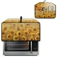 thumbnail image 2 of Renewold Toaster Oven Protective Cover Dustproof Smart Oven Air Fryer Protector Case with Pockets Easy Clean Kitchen Appliance Accessories, 18.5 x 14.5 x 9 Inches, Sunflower Butterfly, 2 of 7
