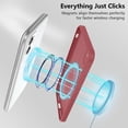thumbnail image 2 of Liquid Silicone Wireless Charging Phone Case for iPhone 11 6.1 inch, Built-in Magnets Compatible with MagSafing Faster Charging Slim Fit Soft Microfiber Cover - Rose, 2 of 16
